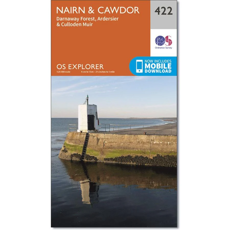 Ordnance Survey Explorer Map 422 Nairn & Cawdor