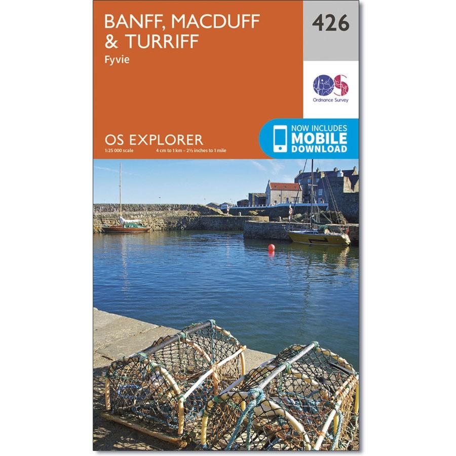 Ordnance Survey Explorer Map 426 Banff, Macduff & Turriff