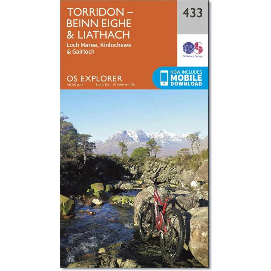 Ordnance Survey Explorer Map 433 Torridon - Beinn Eighe & Liathach