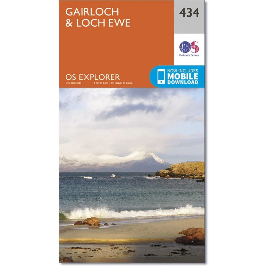 Ordnance Survey Explorer Map 434 Gairloch & Loch Ewe