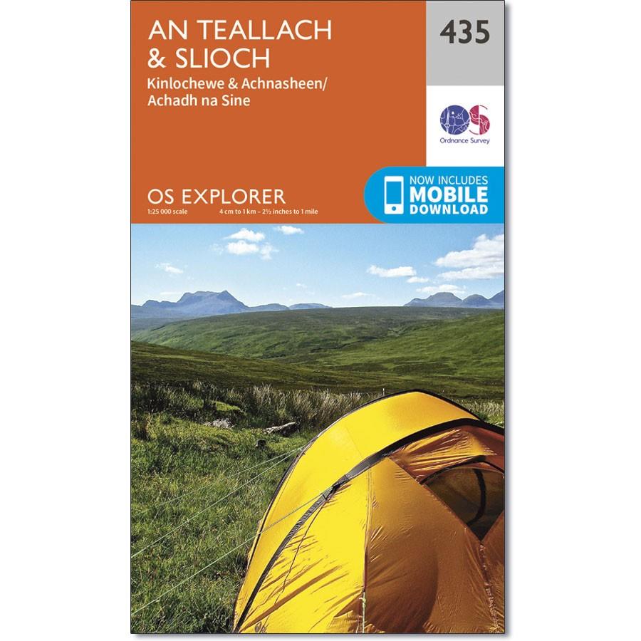 Ordnance Survey Explorer Map 435 Teallach & Slioch