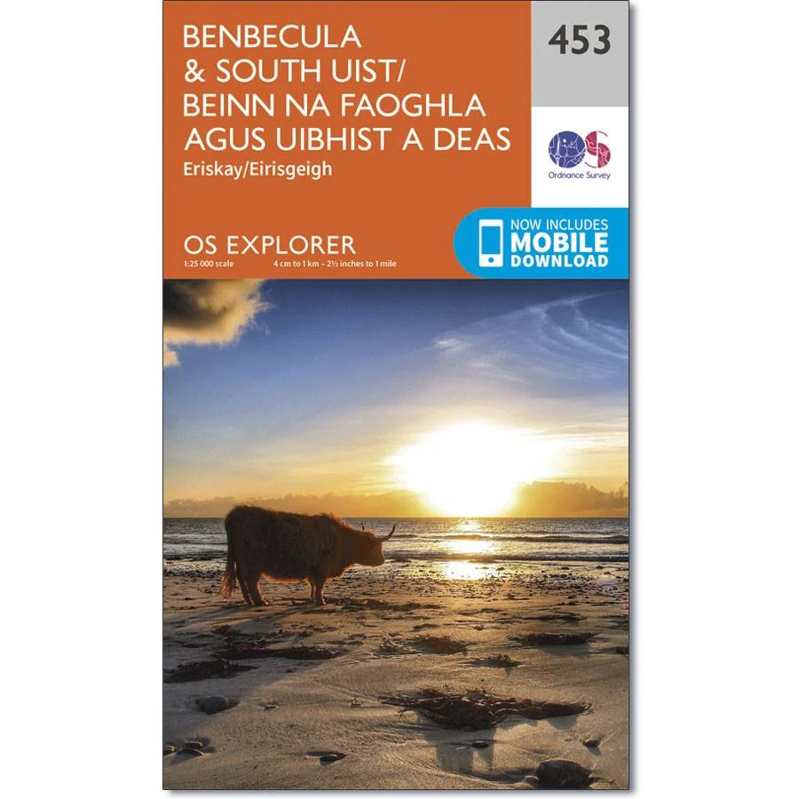Ordnance Survey Explorer Map 453 Benbecula & South Uist