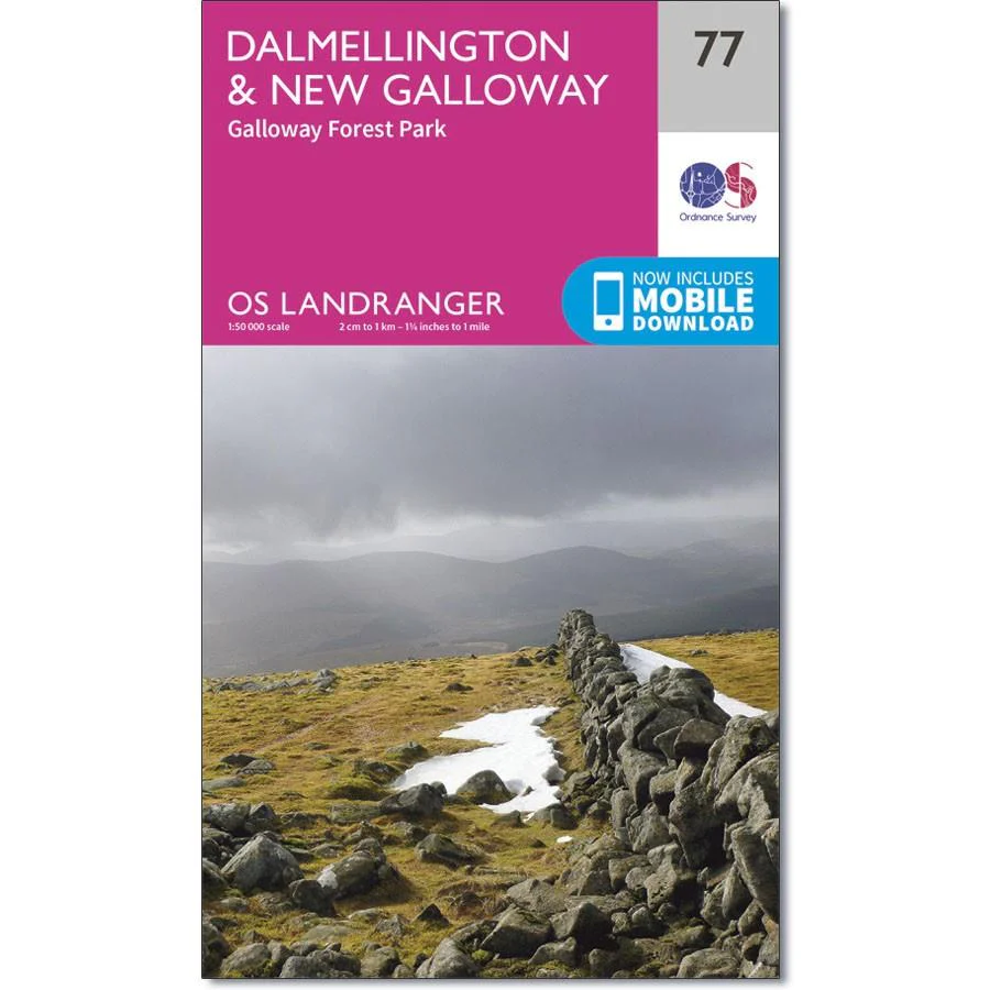 Ordnance Survey Landranger 77 - Dalmellington & New Galloway