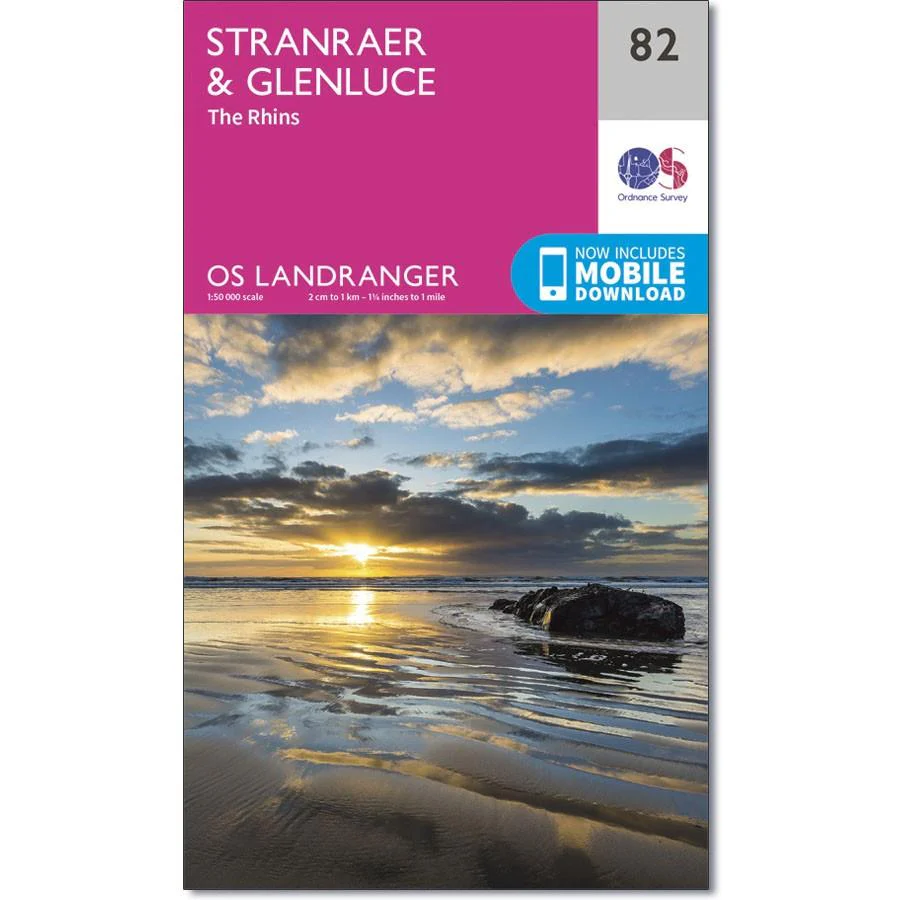 Ordnance Survey Landranger 82 - Stranraer & Glenluce
