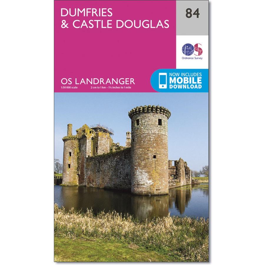 Ordnance Survey Landranger 84 - Dumfries & Castle Douglas
