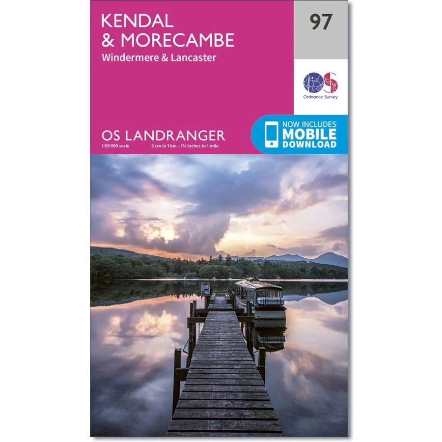 Ordnance Survey Landranger 97 - Kendal & Morecambe