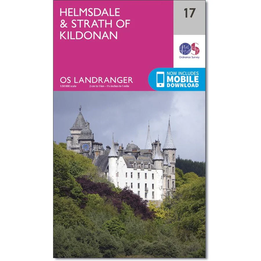 Ordnance Survey Landranger Map 17 Helmsdale &amp; Strath of Kildonan