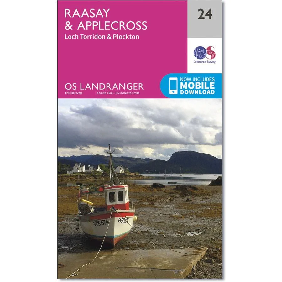 Ordnance Survey Landranger MAP 24 Raasay & Applecross