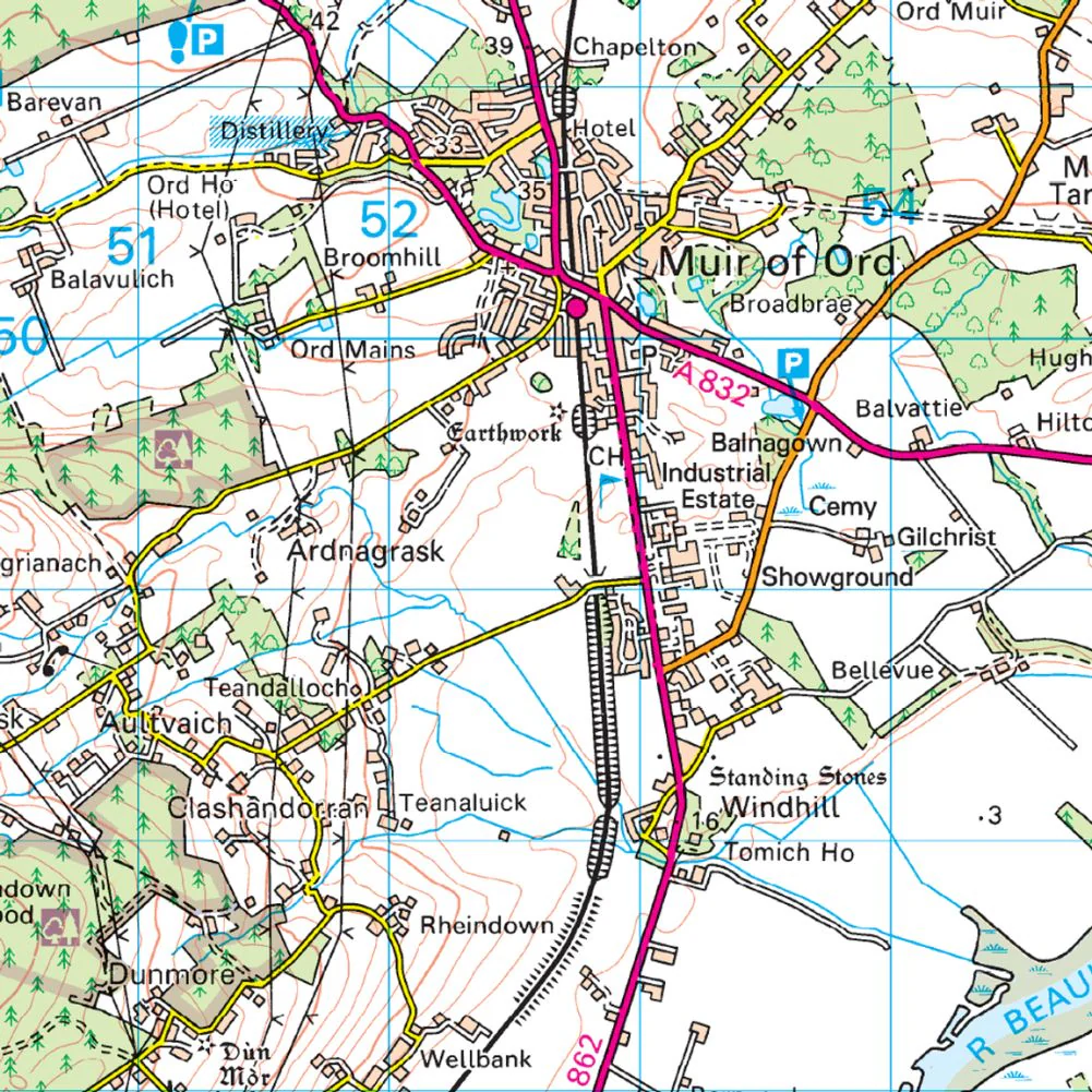 Ordnance Survey Landranger Map 26 Inverness & Loch Ness - Image 5