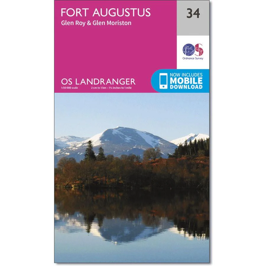 Ordnance Survey Landranger Map 34 Fort Augustus - Image 2