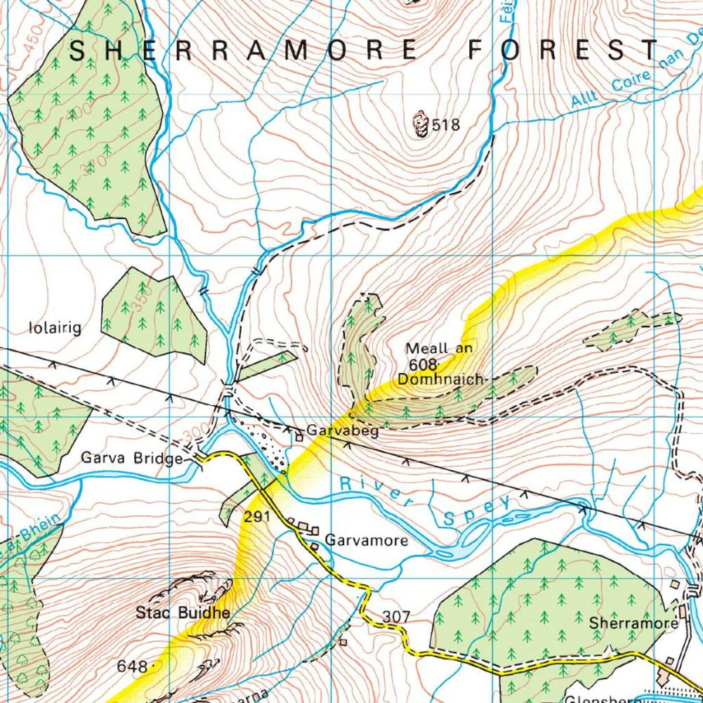 Ordnance Survey Landranger Map 35 Kingussie & Monadhliath Mountains - Image 5