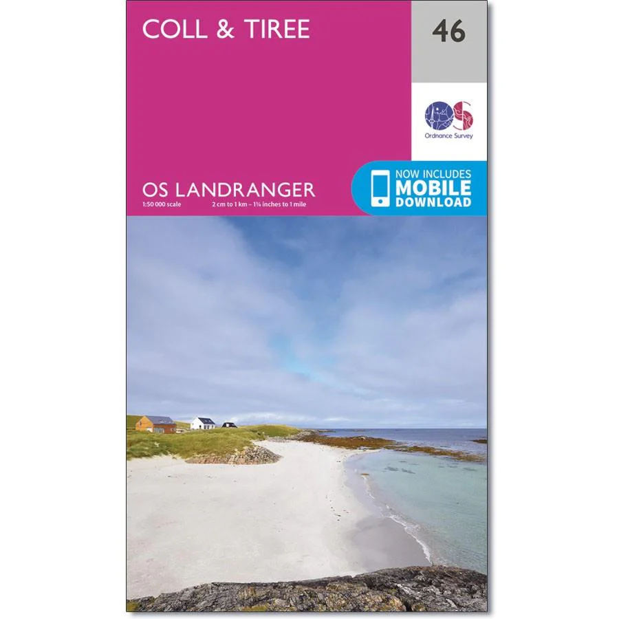 Ordnance Survey Landranger Map 46 Coll & Tiree