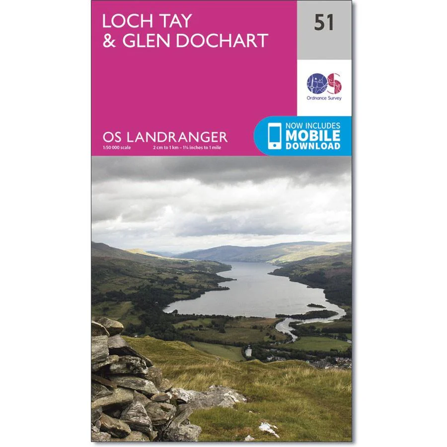 Ordnance Survey Landranger Map 51 Loch Tay & Glen Dochart