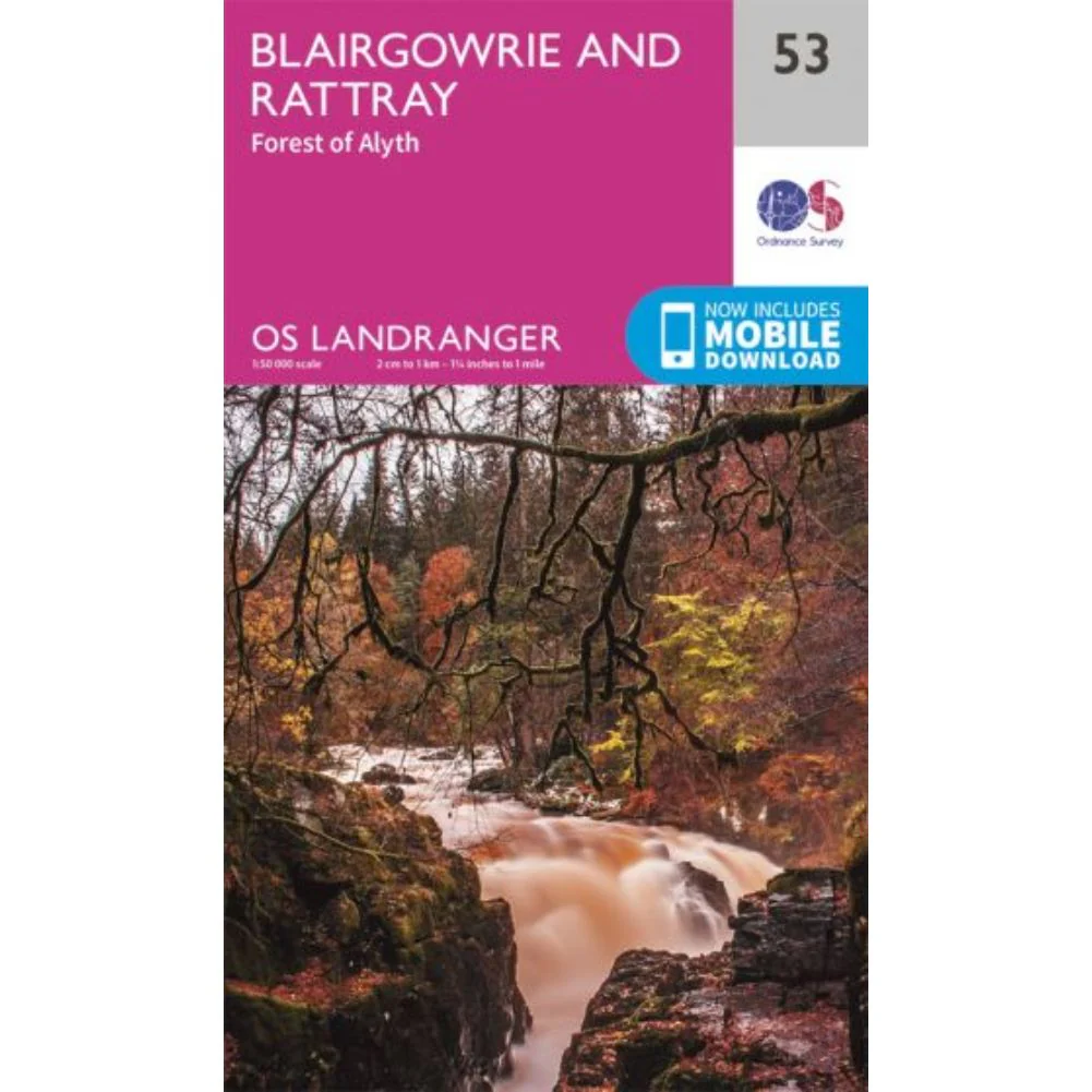 Ordnance Survey Landranger Map 53 - Blairgowrie and Rattray-Forest of Alyth