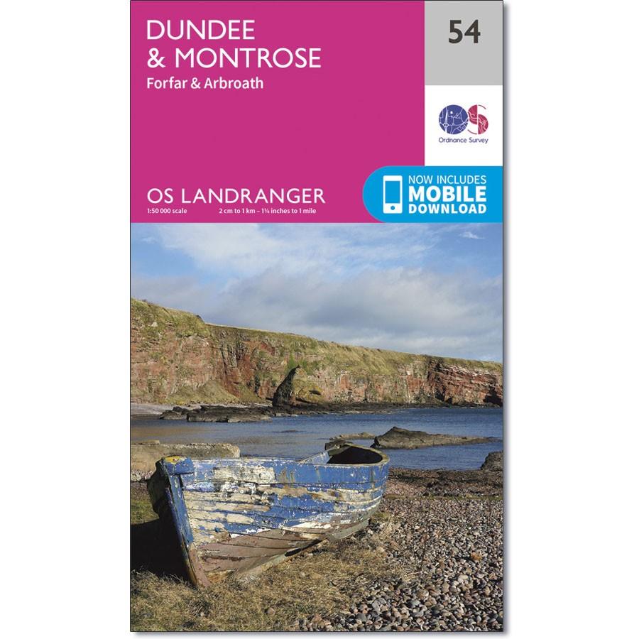 Ordnance Survey Landranger Map 54 Dundee & Montrose - Image 2