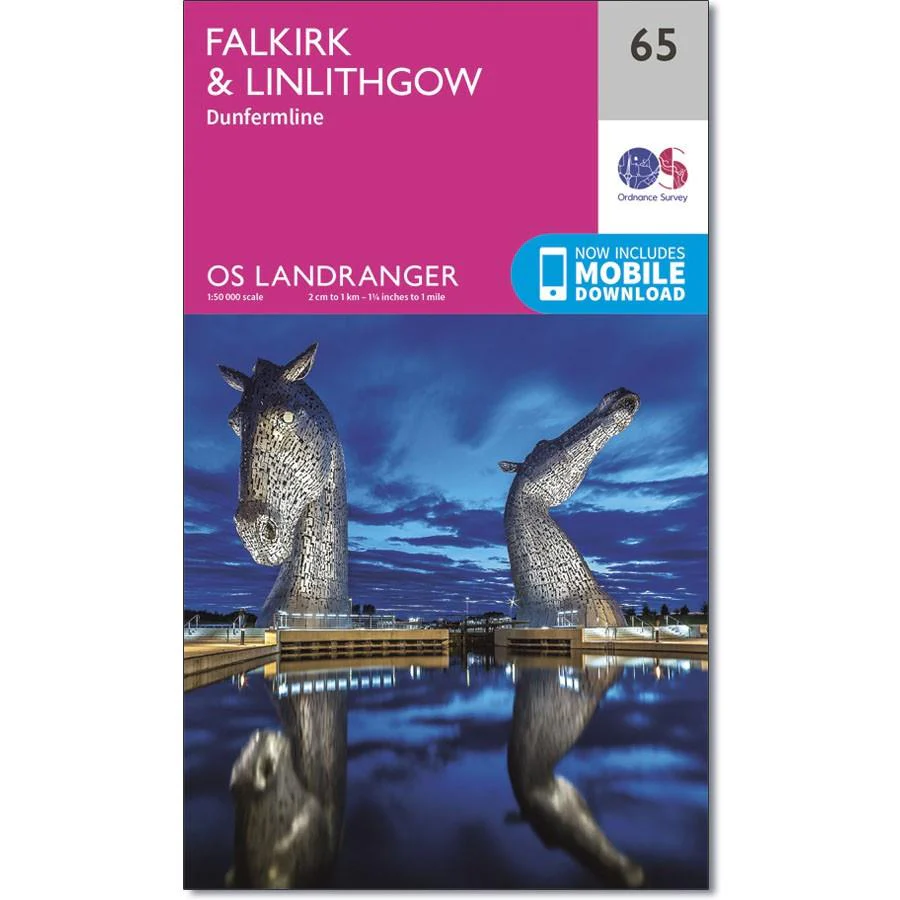 Ordnance Survey Landranger Map 65 Falkirk & Linlithgow
