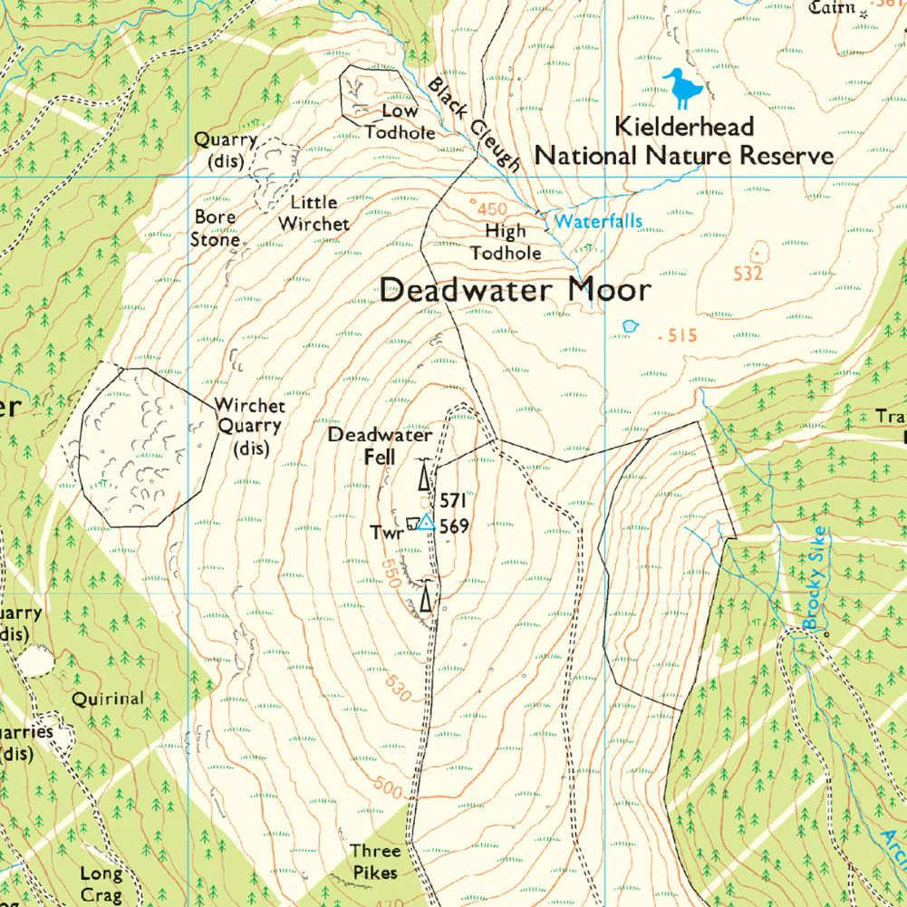 Ordnance Survey Map OL 42 Kielder Water & Forest - Image 5