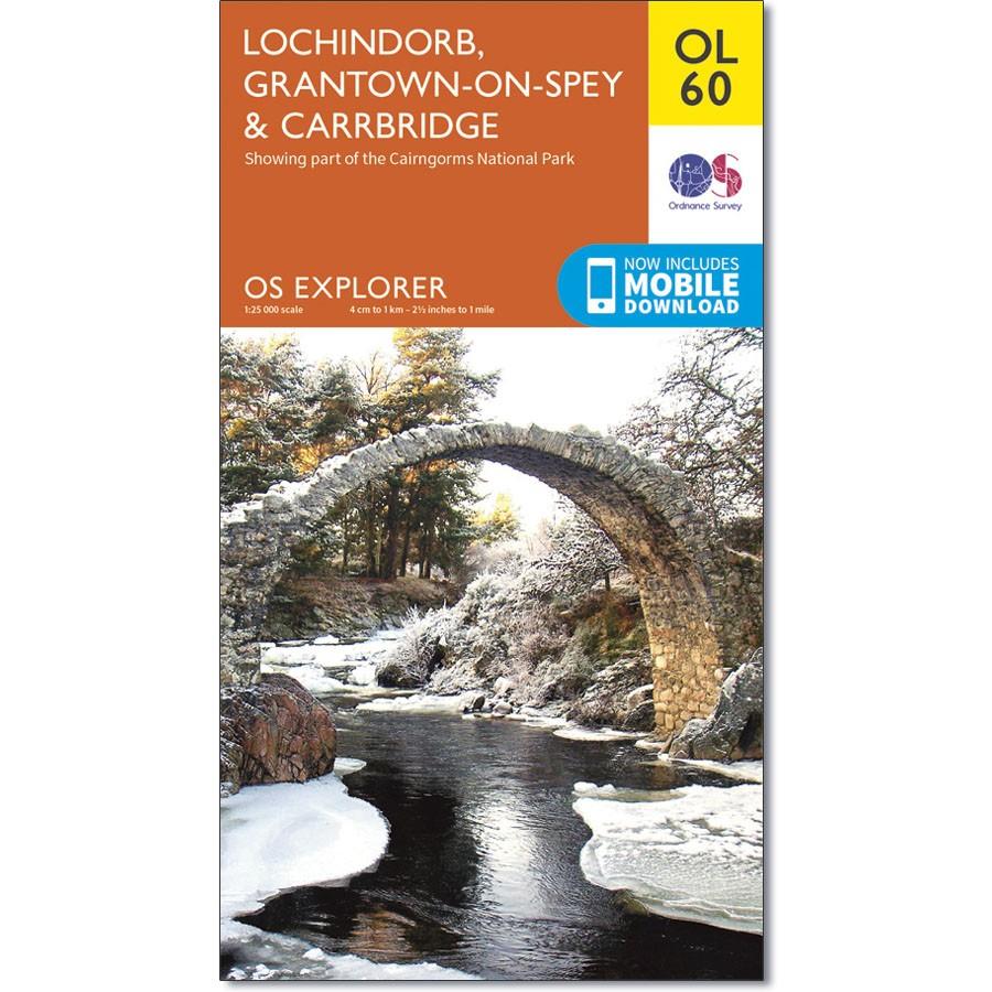 Ordnance Survey Map OL 60 Lochindorb, Grantown-on-Spey & Carrbridge
