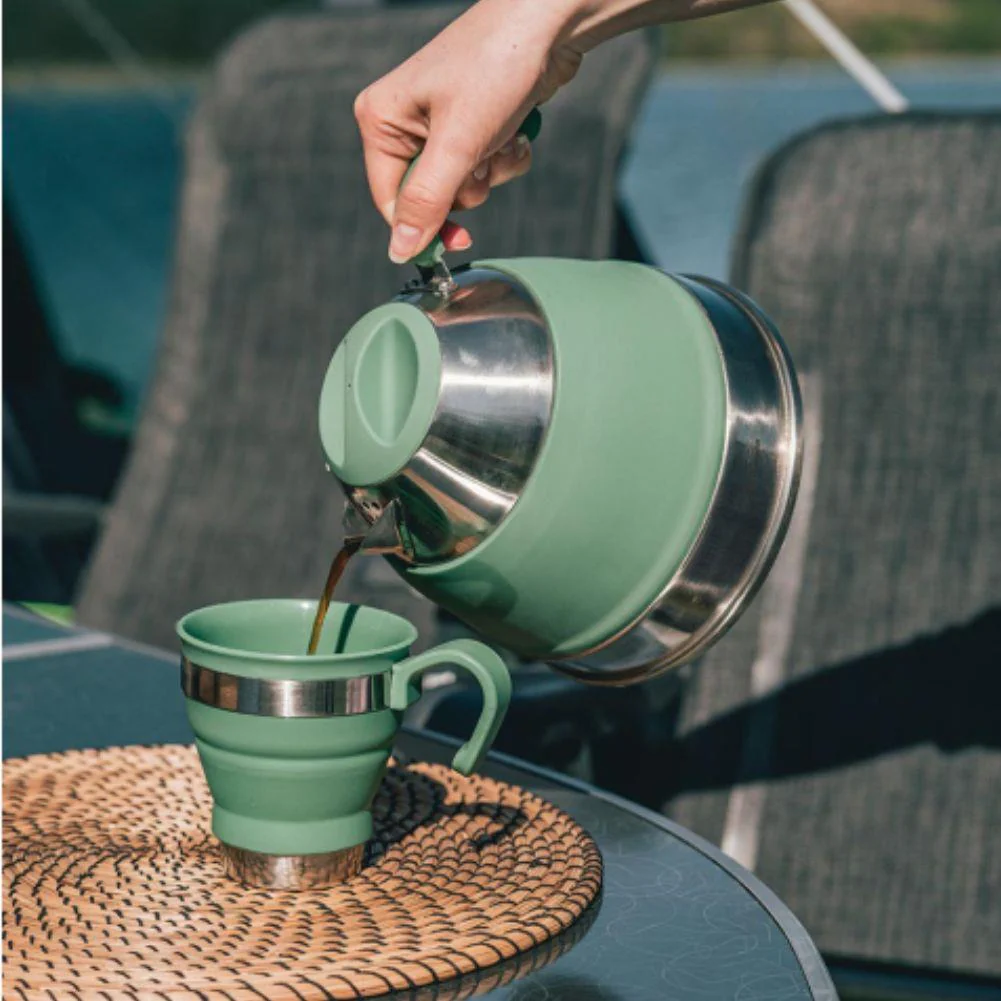 Outwell Collaps Kettle 1.5L (Shadow Green) - Image 3