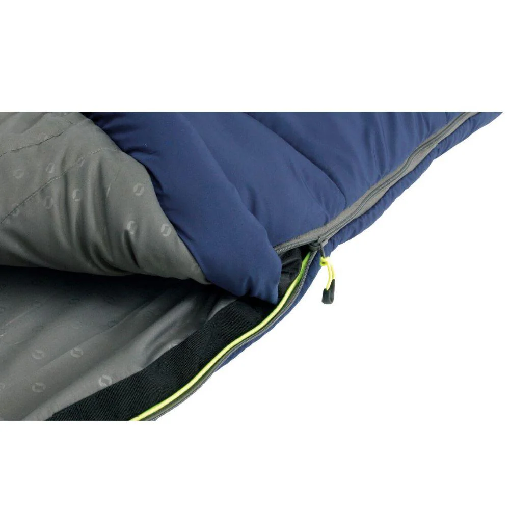 Outwell Contour Lux Double Reversible Sleeping Bag (Imperial Blue) - Image 5