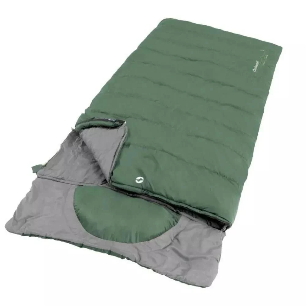 Outwell Contour Lux XL Sleeping Bag - Left Zip (Green) - Image 2