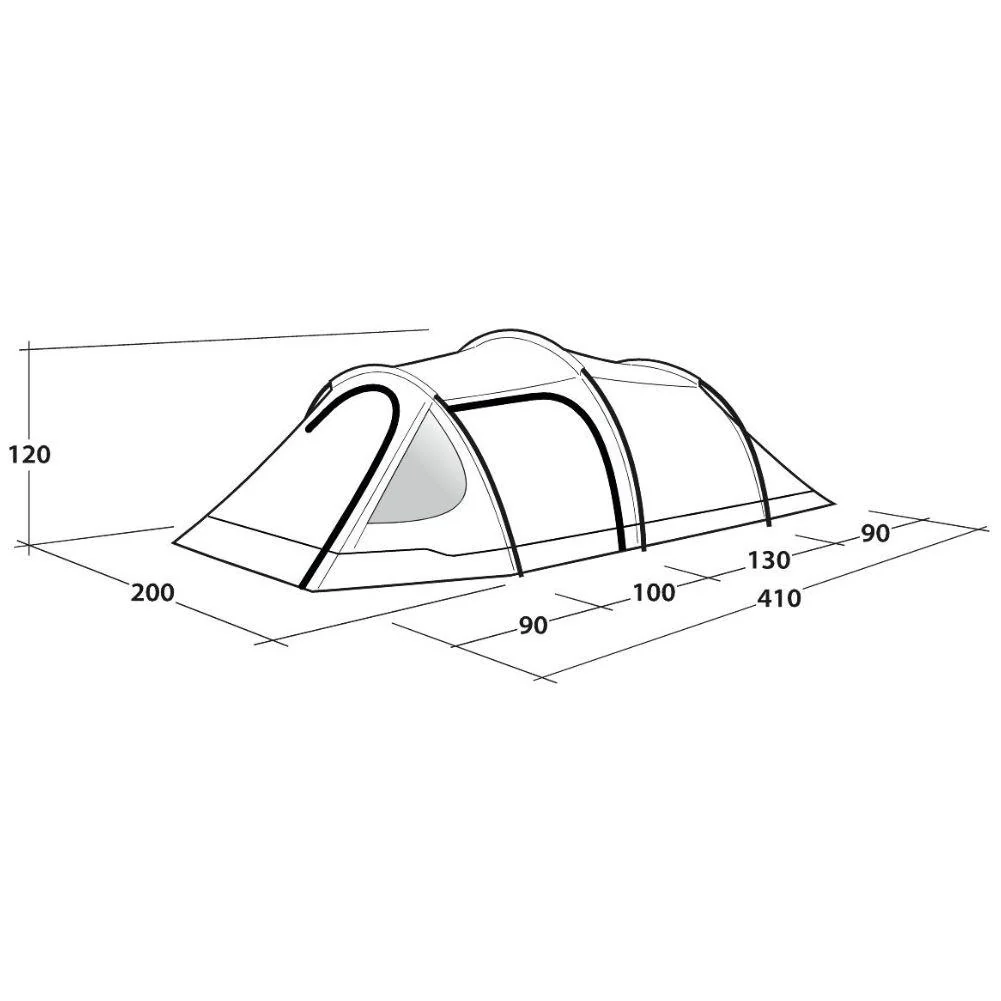 Outwell Earth 3 Tent - 3 Man Tunnel Tent - Image 12