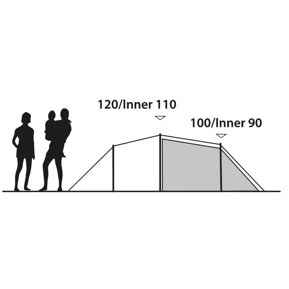 Outwell Earth 3 Tent - 3 Man Tunnel Tent - Image 14