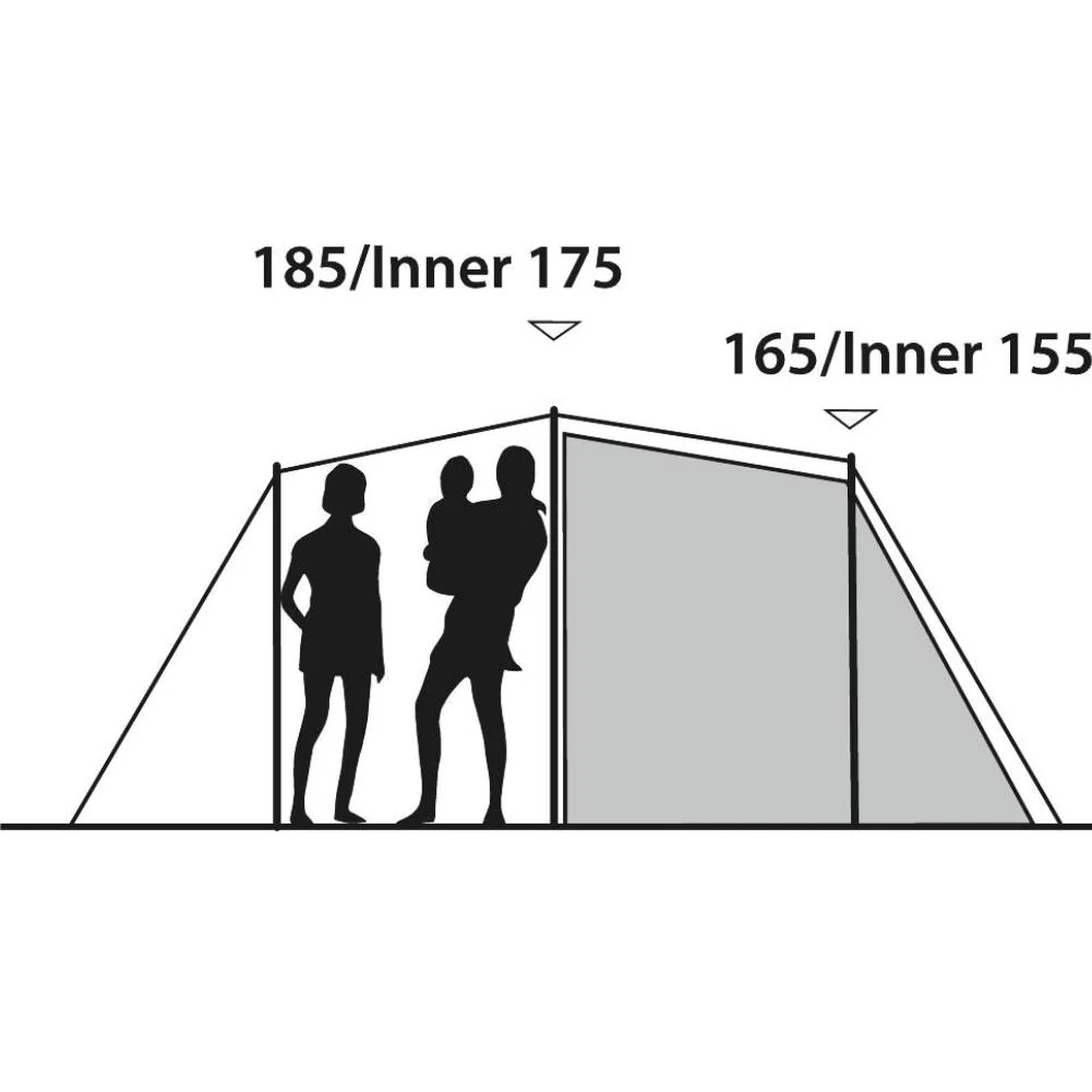 Outwell Earth 5 Tent - 5 Man Tunnel Tent - Image 14
