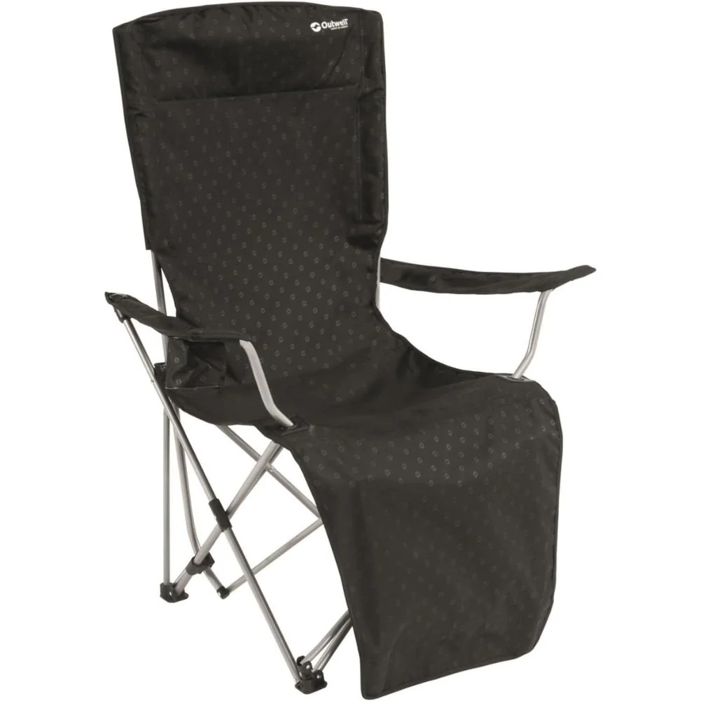 Outwell Folding Furniture Catamarca Lounger Chair (Black)