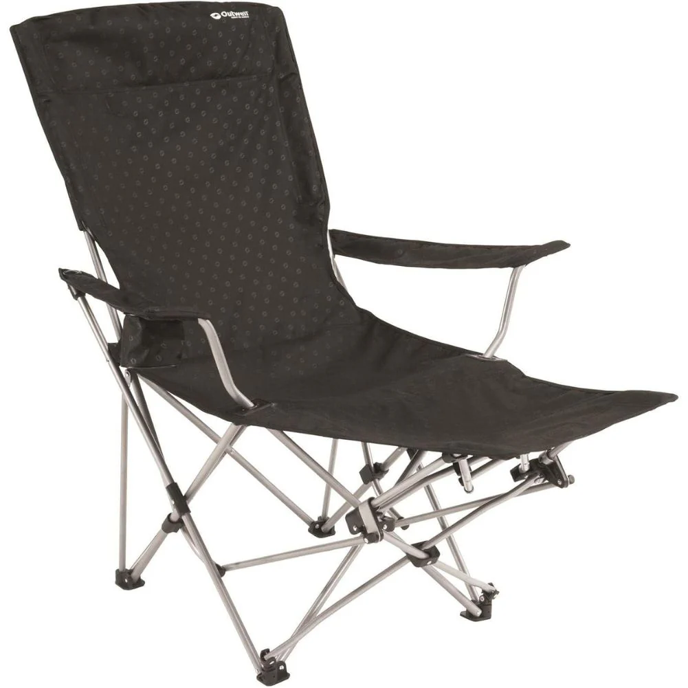 Outwell Folding Furniture Catamarca Lounger Chair (Black) - Image 3