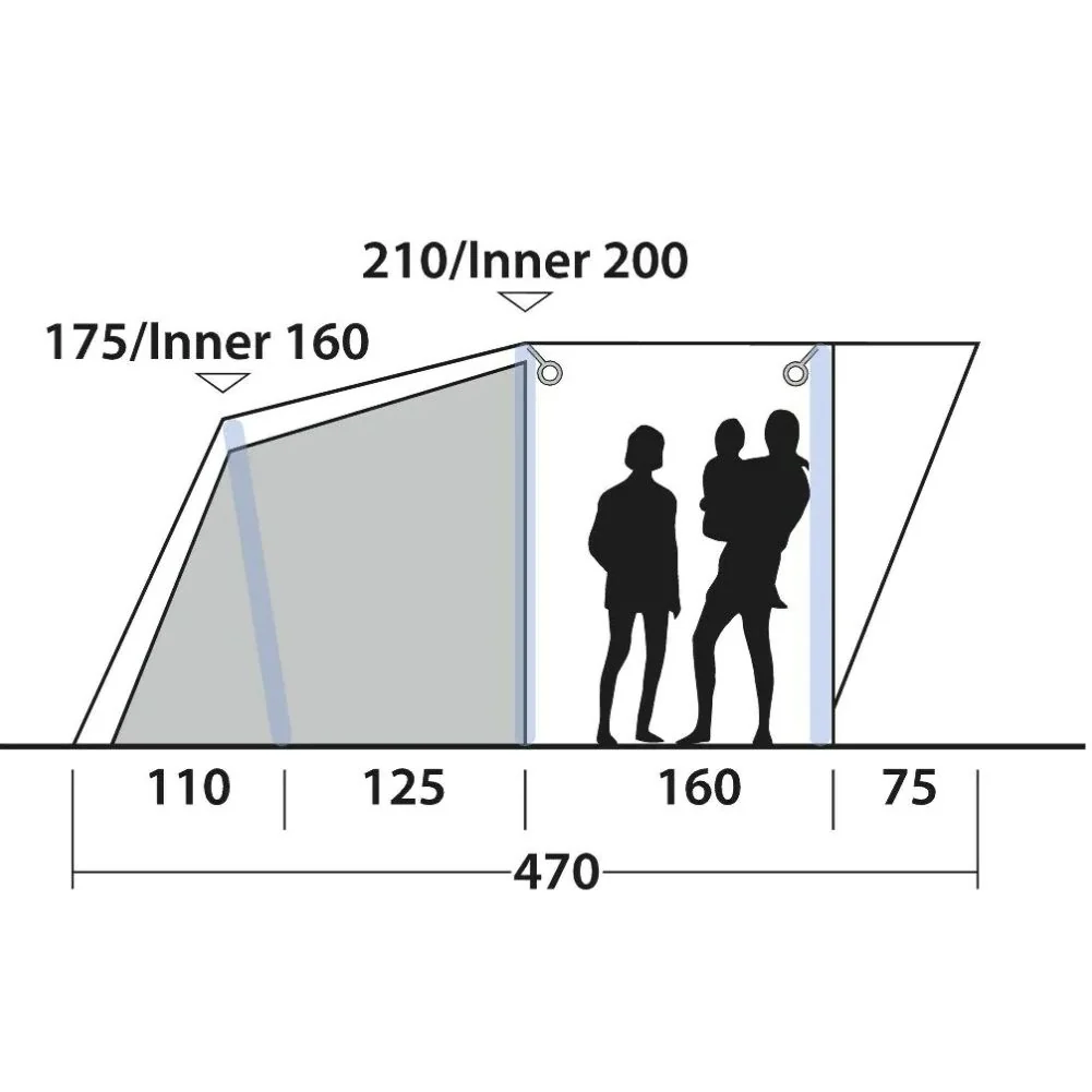 Outwell Lindale 5PA Air Tent (2022) - Image 7