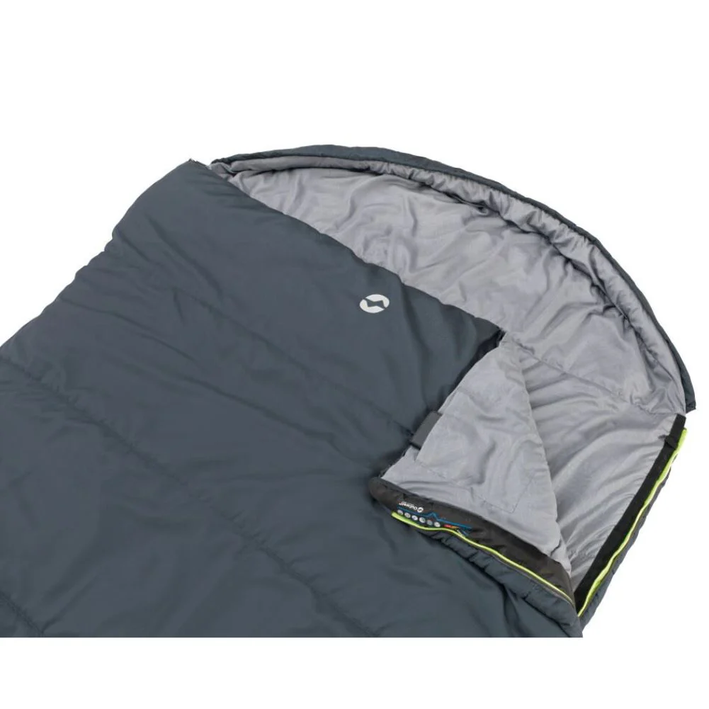 Outwell Campion Lux Double Sleeping Bag (Dark Grey) - Image 4