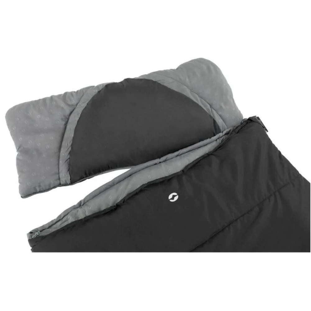Outwell Contour Sleeping Bag - Left Zip (Midnight Black) - Image 5