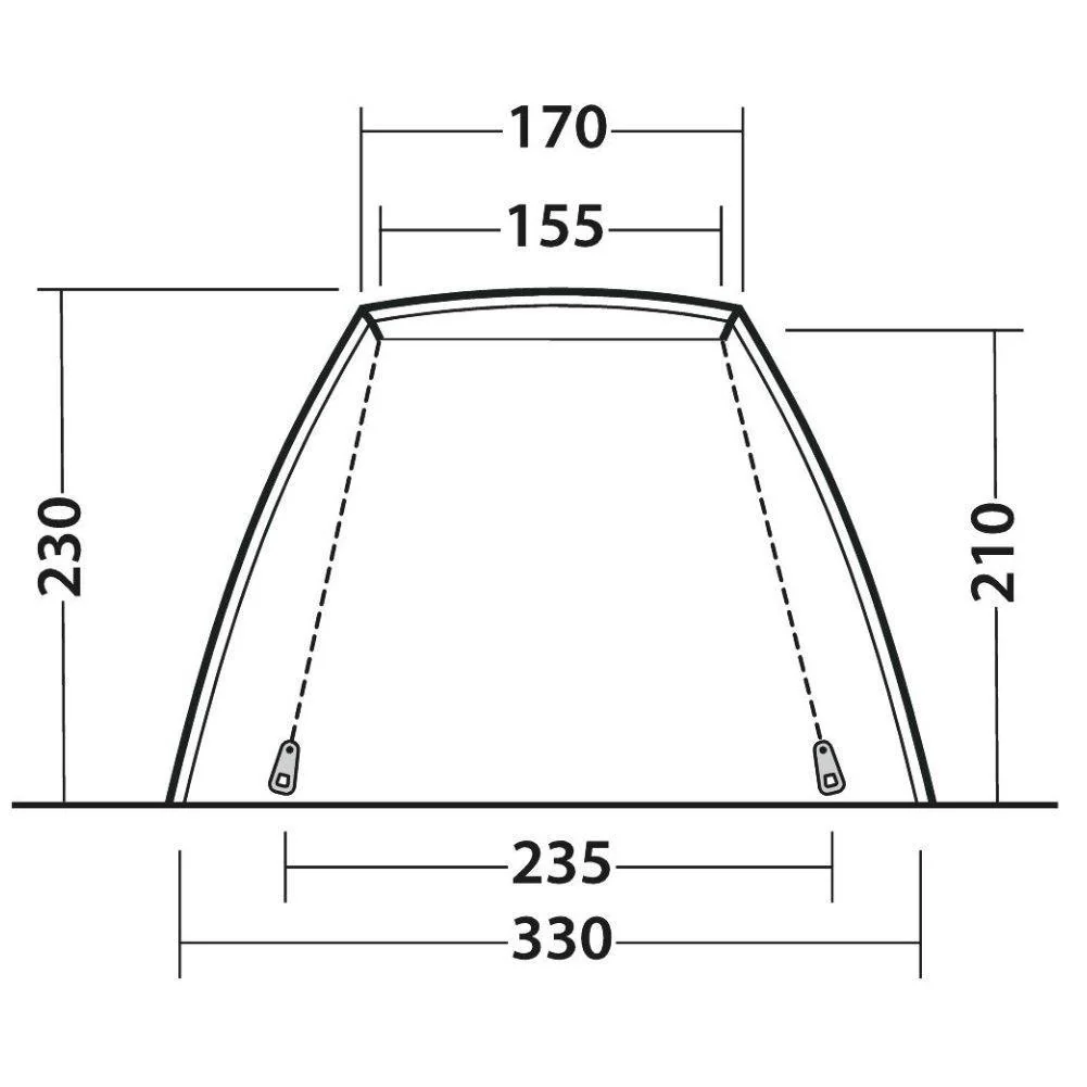 Outwell Woodcrest Awning Package - Awning, Carpet & Footprint Package - Image 6