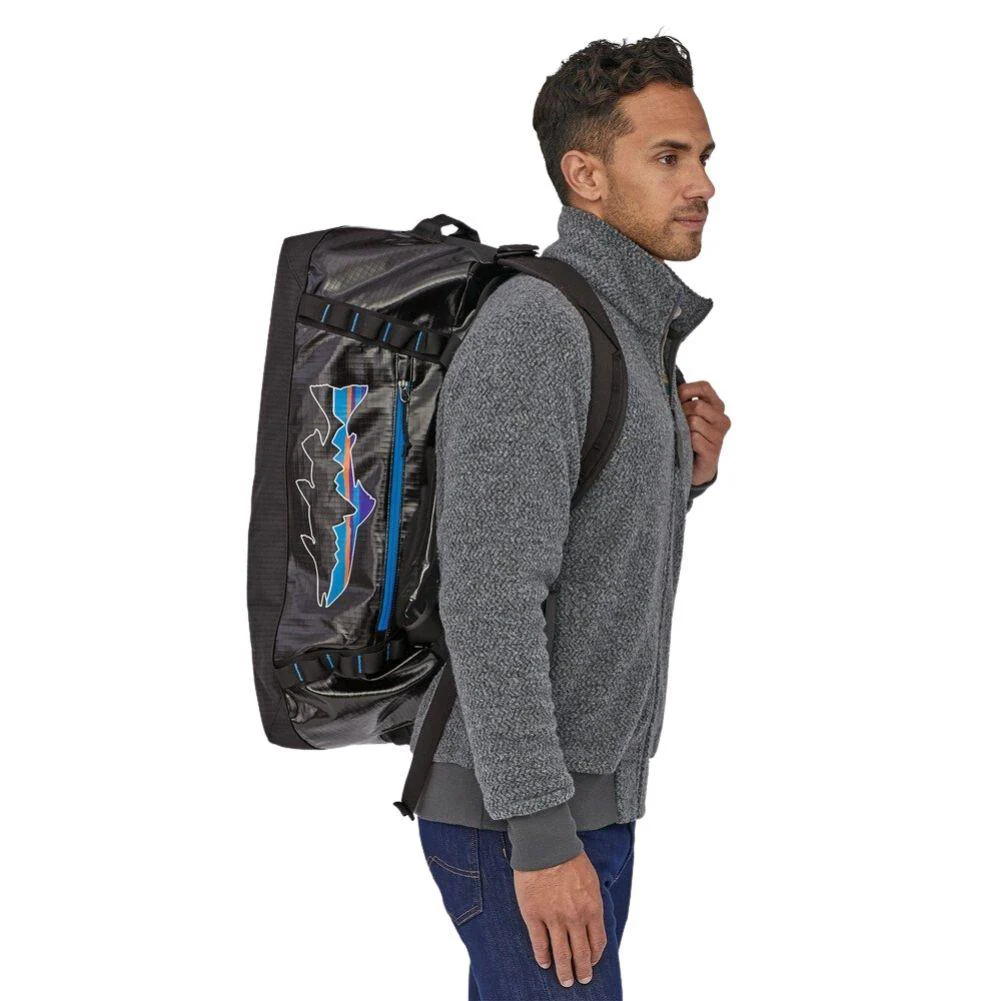 Patagonia Black Hole Duffel 55 Litres (Black w/Fitz Trout) - Image 3