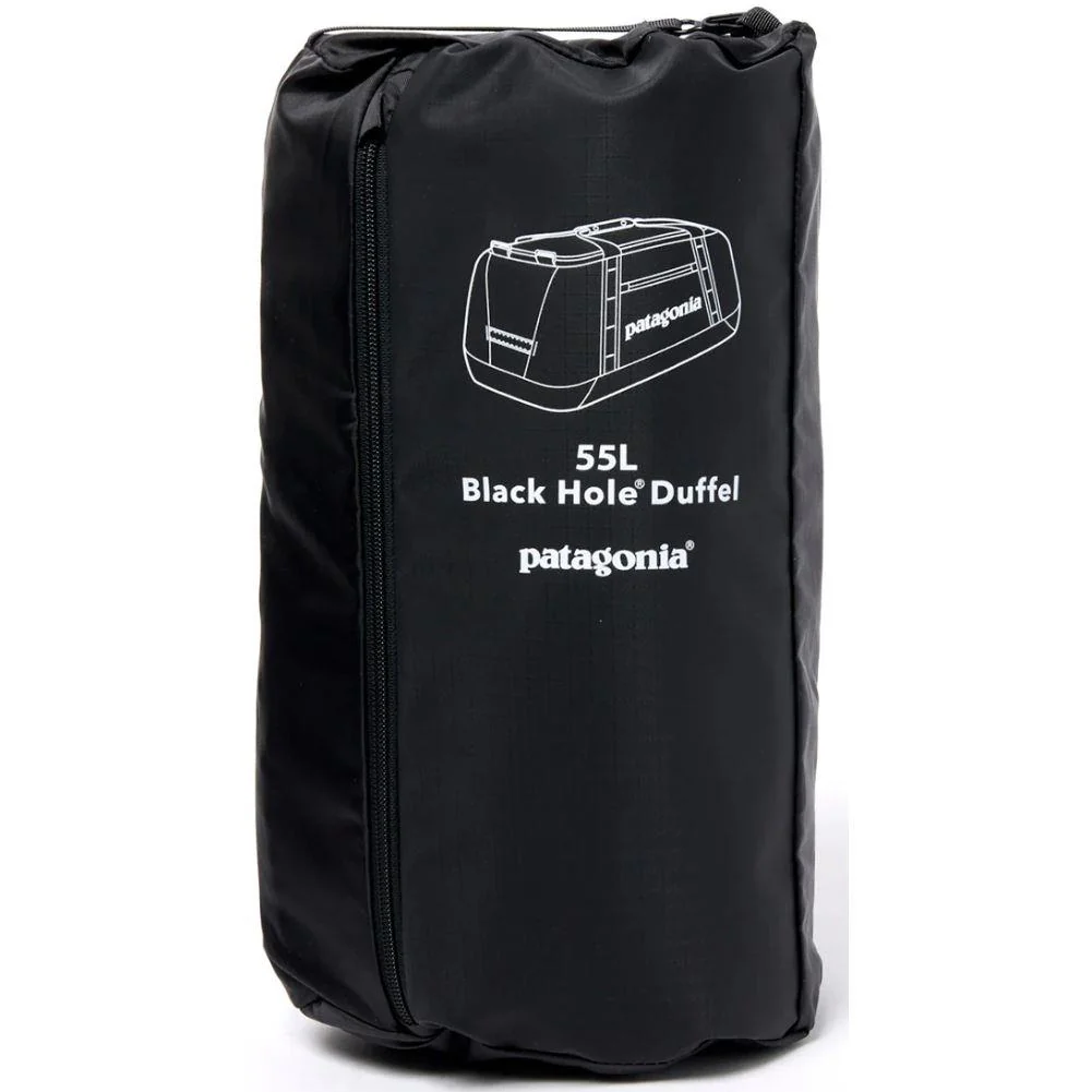 Patagonia Black Hole 55L Duffel Bag (Black w/Black) - Image 3