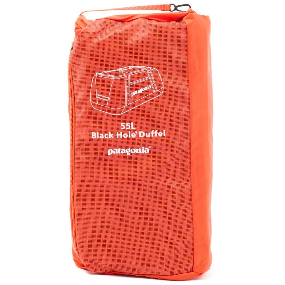 Patagonia Black Hole 55L Duffel Bag (Pollinator Orange) - Image 9