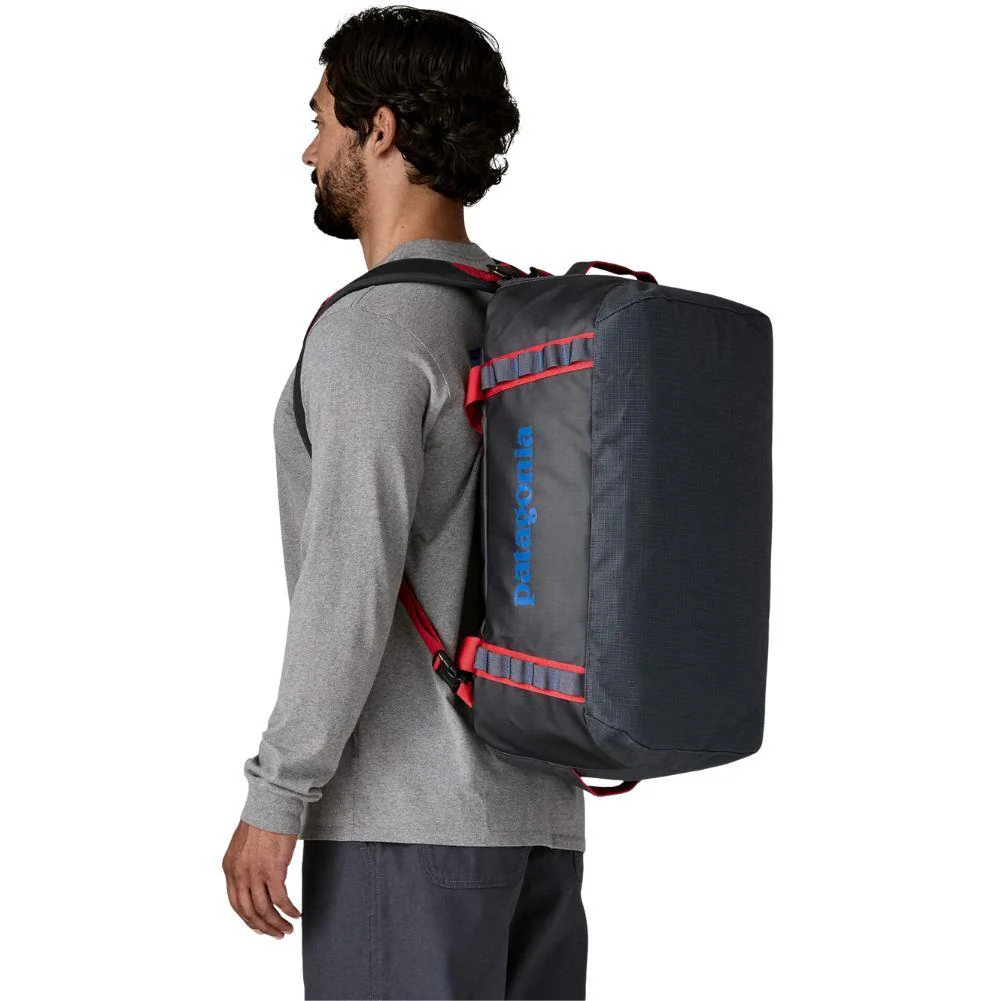 Patagonia Black Hole Duffel 40L (Smolder Blue w/Amanita Red) - Image 5