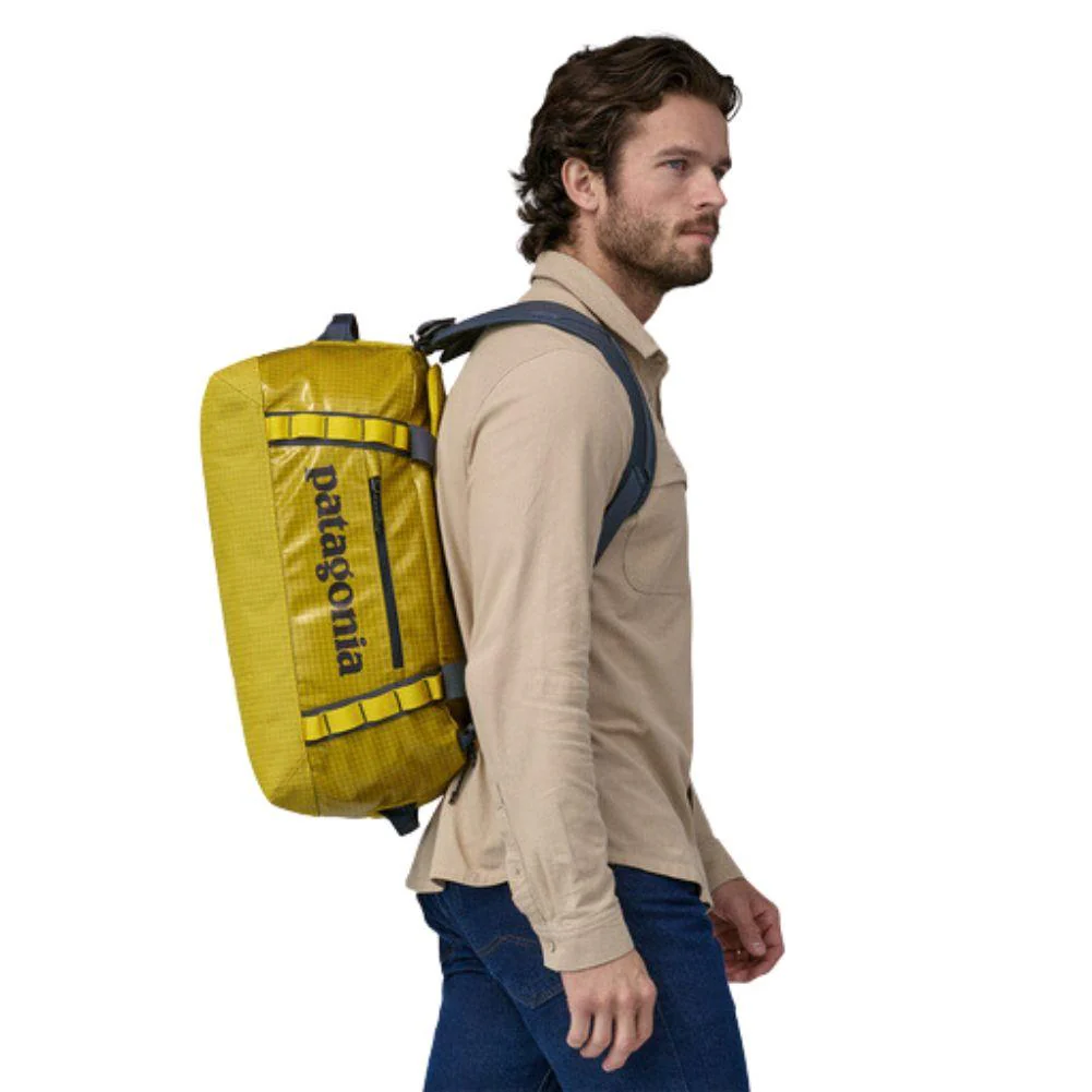 Patagonia Black Hole Duffel Bag 40L (Shiny Yellow) - Image 2