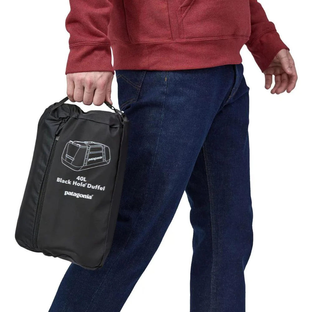 Patagonia Black Hole Duffel Bag 55L (Nouveau Green) - Image 6