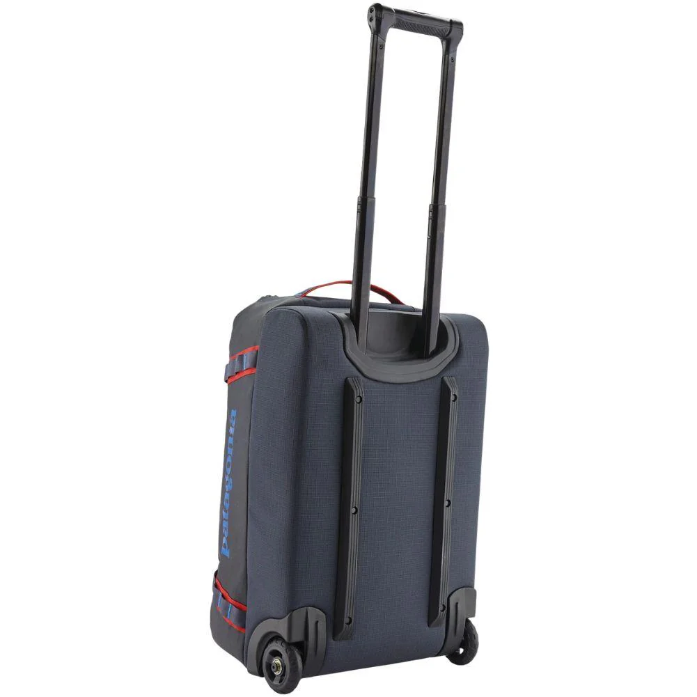 Patagonia Black Hole Wheeled Duffel 40L (Smolder Blue w/Amanita Red) - Image 5