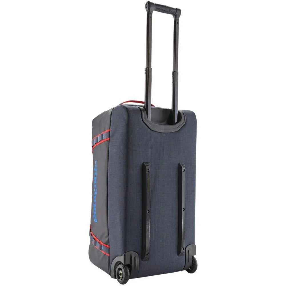 Patagonia Black Hole Wheeled Duffel 70L (Smolder Blue w/Amanita Red) - Image 2