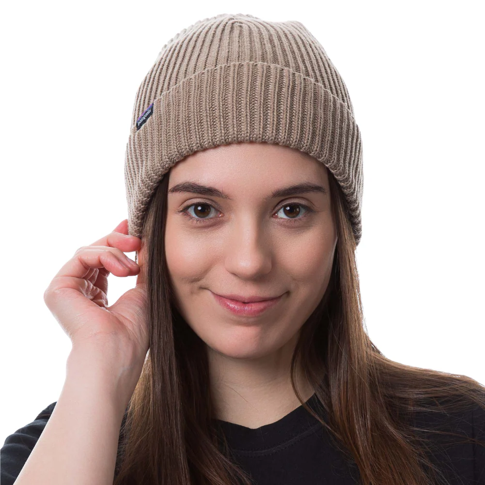 Patagonia Fisherman's Rolled Beanie (Ash Tan) - Image 3