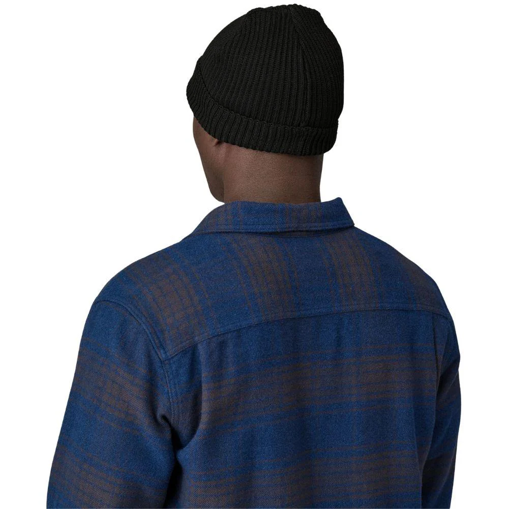 Patagonia Fisherman's Rolled Beanie (Black) - Image 2