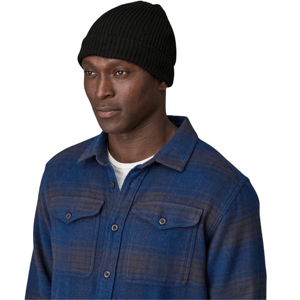Patagonia Fisherman's Rolled Beanie (Black) - Image 3