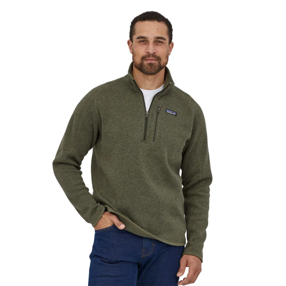 Patagonia Men's Better Sweater 1/4-Zip Fleece (Industrial Green) - Image 2