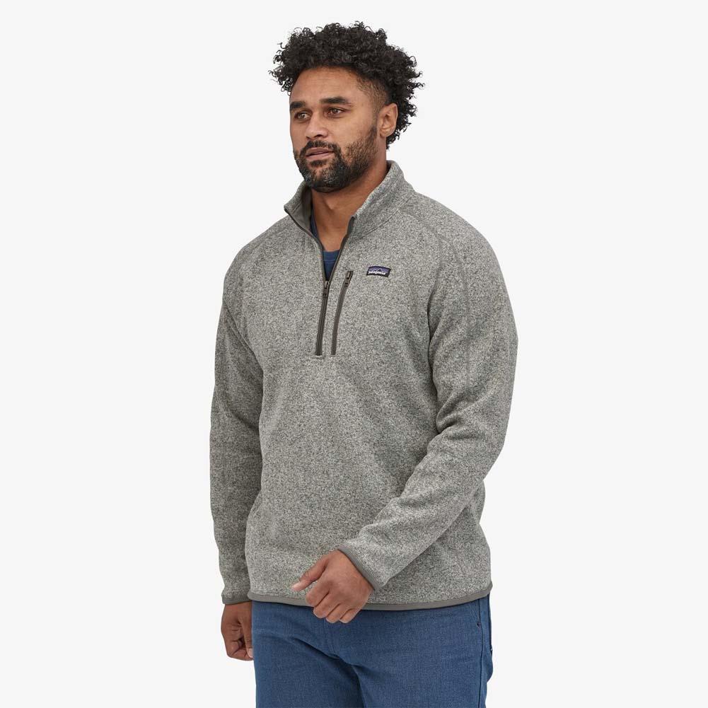 Patagonia Men's Better Sweater 1/4-Zip Fleece (Nickel w/Forge Grey) - Image 2