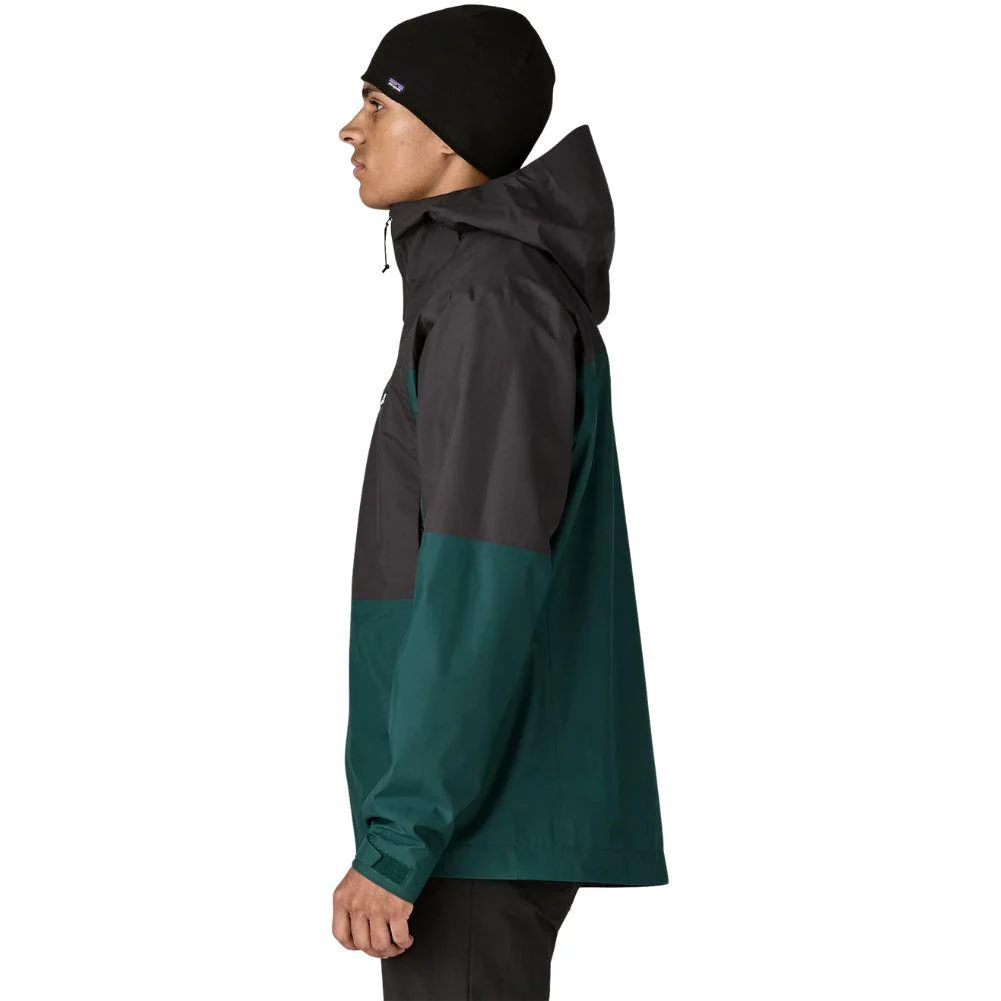 Patagonia Men's Boulder Fork Rain Jacket (Cascade Green) - Image 4