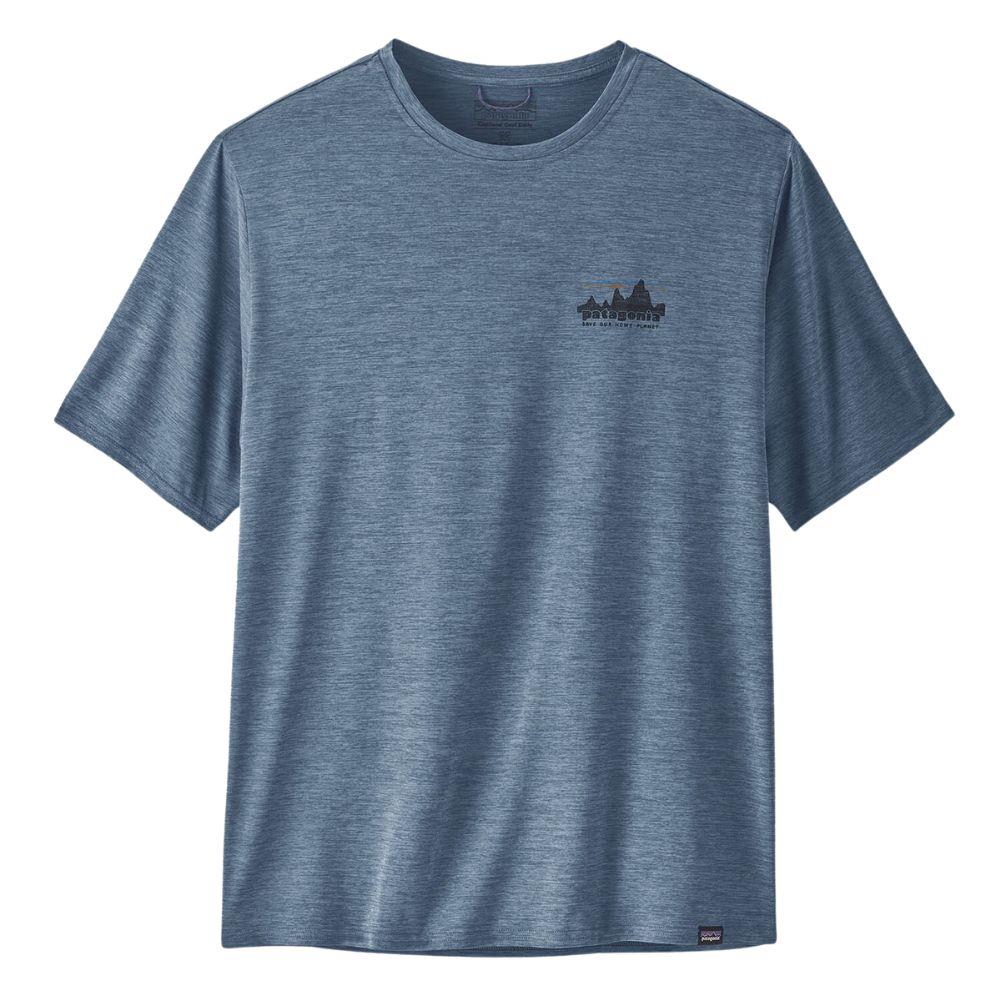 Patagonia Men's Capilene Cool Daily Graphic Shirt ('73 Skyline: Utility Blue X-Dye)