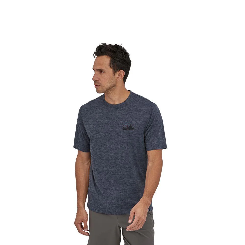 Patagonia Men's Capilene Cool Daily Graphic Shirt (Smolder Blue) - Image 2